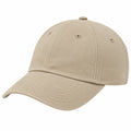 Baseballkappe Einheitsgröße Beige Textilgewebe mit gebogenem Schirm